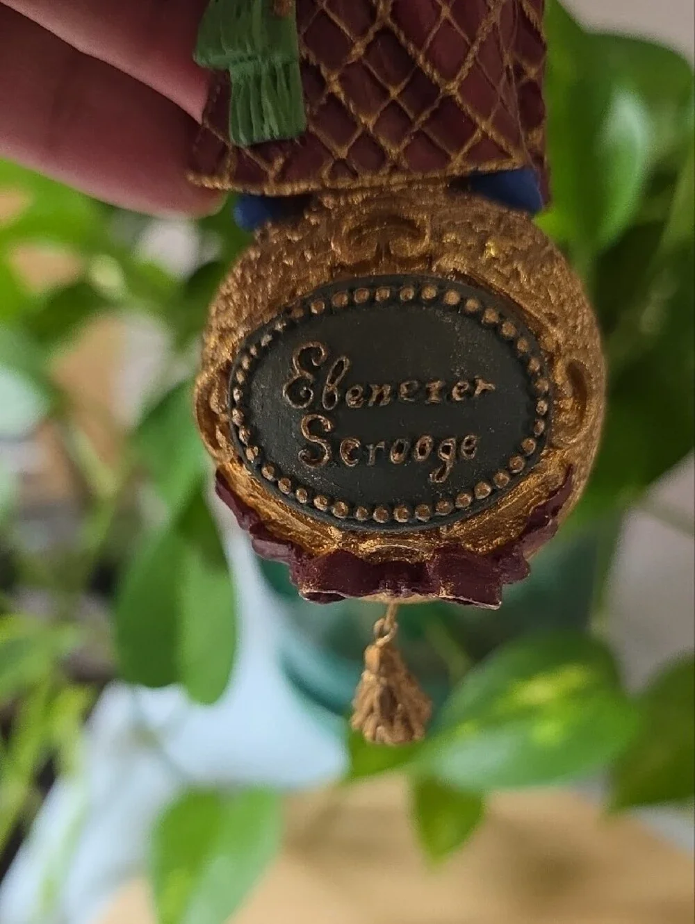 Vintage Department 56 A Christmas Carol Series Ebenezer Scrooge Holiday Ornament